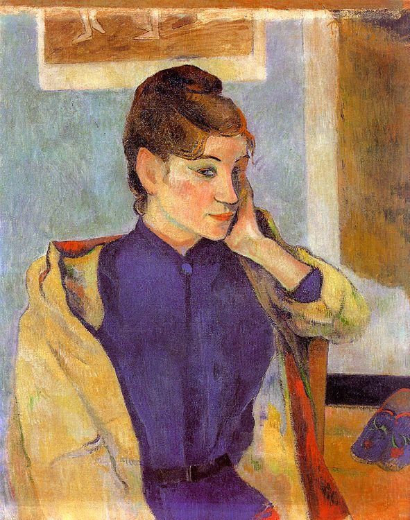 Paul Gauguin Portrait of Madeline Bernard oil painting image